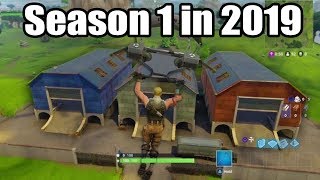 I Played Fortnite Going on a SEASON 1 SERVER [upl. by Koralie91]