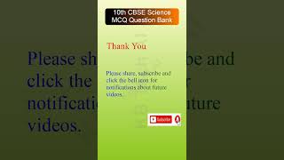 10th CBSE Science MCQ Question Bank Part 31 [upl. by Eselahc]