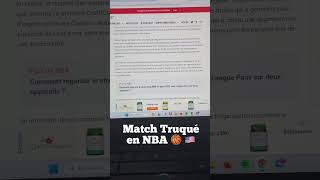 Des MATCHS TRUQUÉS en NBA 🏀 [upl. by Hooper]