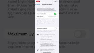 iPhone Telefonlarda İnternet Paylaşımı Yapma [upl. by Adnalro]