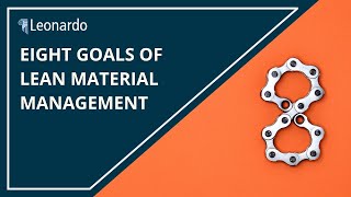 The 8 Goals of Lean Material Management [upl. by Noyad]