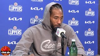 Kawhi Leonard Reacts To The Clippers 105101 Loss To The Grizzlies HoopJab NBA [upl. by Lleznol]