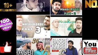 Hasbi Rabbi Jallaha part 1 2 3 4 5 6 7 1 to 6 danish amp dawar full naat danishdawardanishdawar [upl. by Enelrahs245]