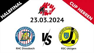 Highlights Rollhockey Schweizer Cup Herren RHC Diessbach vs RSC Uttigen [upl. by Hsirrap]