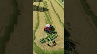 Windrowing Silage Swaths FS22 farming farmingsimulator22 simfarmer [upl. by Medina986]