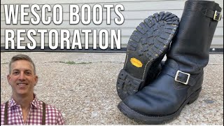 Rugged Wesco Boots Restoration  NEW Look for these Boots [upl. by Olimac]