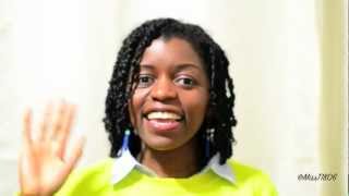 How I Moisturize My Twists To Maintain Shine  Natural Hair  MissT1806 [upl. by Hum]