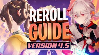 Reroll Guide  Genshin Impact 45 [upl. by Mik]