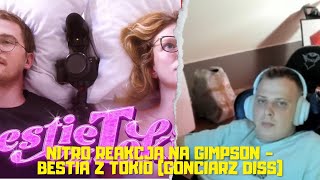 NITRO REAKCJA NA GIMPSON  BESTIA Z TOKIO GONCIARZ DISS [upl. by Allerie185]