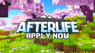 Minecraft AfterLife SMP Applications Open For YouTubers [upl. by Hindorff]