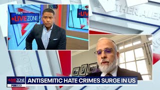 Rabbi Moshe Hauer on Fox 5 Combating the Global Rise of Antisemitism [upl. by Eleynad]