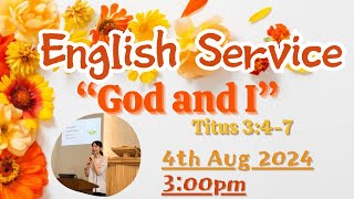 English Service 子どもと大人の英語礼拝 日本基督教団 南町田教会 教会学校 2024年8月4日 [upl. by Annaig634]