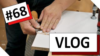 VLOG 68  Perfekte stabile und schöne Kanten an Spanplatten anbringen [upl. by Karena]