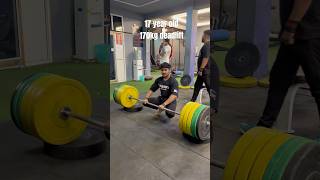 BW 65kg 170kg deadlift 😡😡 deadlift gymmotivation gym motivationalvideo deadlifttips [upl. by Paulson]