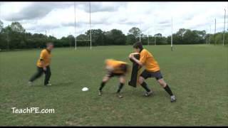 Rugby Rucks  The Straight Clear  2 people [upl. by Wieren]