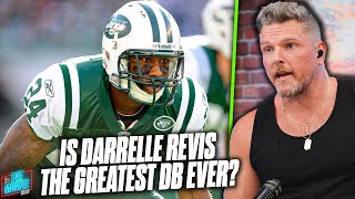 Is Darrelle Revis The Greatest Defensive Back In NFL History  Pat McAfee Show [upl. by Seana174]