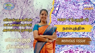 Structural Organisation in Animals  Part 7  Animal Tissues  Nervous Tissue  NEET Tamil [upl. by Brendon]