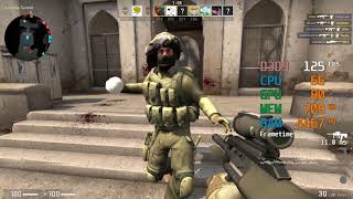 AMD Radeon RX 560  AMD Athlon X4 860K  CSGO FPS Test Dust 2 Low [upl. by Buchbinder]