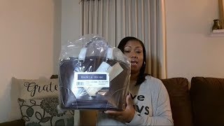 Unboxing  Dooney and Bourke Selleria Florentine Domed Satchel in Bordeaux [upl. by Amelita561]