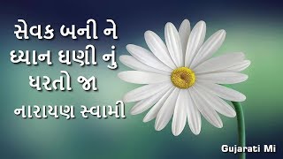 Sevak Bani Ne Dhyan Dhani Nu Dharto Ja Narayan Swami Bhajan  GujaratiMi [upl. by Valeria]