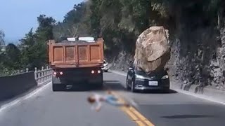 Massive Rockfalls Caught On Camera [upl. by Shannan61]