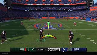 Legendary e league cfb week 6 Florida gators vs Miami hurricanes [upl. by Aikmat]