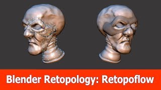 Blender Retopology with Retopoflow [upl. by Ahserak]