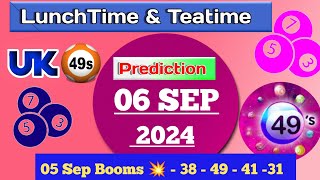 Uk49s double predictions for today 060924  today uk49s lunchtime prediction [upl. by Mansfield]