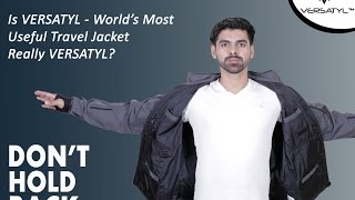 TECHMATRIX Review On VERSATYL Worlds Most Useful Travel Jacket with 18 pockets amp 29 Features [upl. by Sedda]