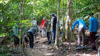 MTBSG Trail Work Day with NPARKS Singapore mtb trail singapore syiokracing [upl. by Atilrahc]