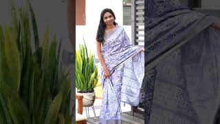 BATTICK PRINT SAREE🥻 shorts youtube saree sareecollection printsaree print sareelove [upl. by Eicart]