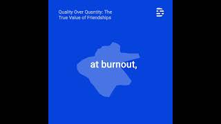 EP135 Quality Over Quantity The True Value of Friendships [upl. by Nomzed]