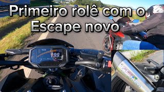 Z900 primeiro rolê escapamento fuse [upl. by Iliram]