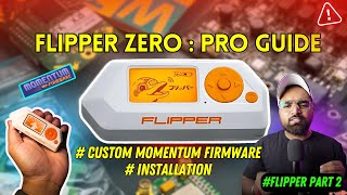 Flipper Zero Full Guide 2024 Setup amp Momentum Firmware Install amp Pro Tips Part  2 india [upl. by Hightower]