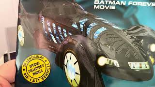 Eaglemoss  Batman Automobilia No 4 The Batman Forever Movie Diecast Model Batmobile With Magazine [upl. by Andersen]