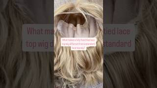 Hand tied wig vs lace top wig🤍 wigs wigseller wig share shorts wigshop wigreview wiginstall [upl. by Nairdna]