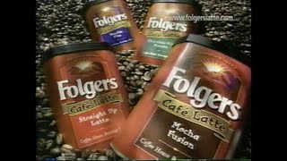 Folgers Cafe Latte Commercial from 2001 [upl. by Artina]