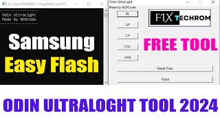 Odin UltraLight Tool 2024  All Samsung Easy Flash With Unlock New Tool [upl. by Anet]