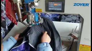 ZYHA01A hot air seam sealing machine for raincoat [upl. by Eciram647]