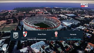 River Plate vs Huracán ● Copa de la liga Profesional 2024 ● PES 2021 [upl. by Aissatsan]