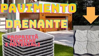 Pavimento Drenante  tecniche e materiali utilizzati per realizzare pavimenti drenanti [upl. by Nivan]