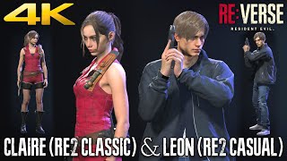 RESIDENT EVIL REVerse PS5  Leon Casual amp Claire Classic Gameplay  4K 60FPS Comic Filter Off [upl. by Simonetta167]