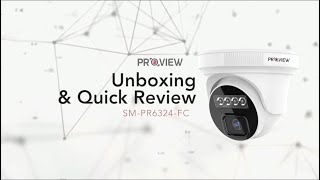 UNBOXING amp QUICK REVIEW Dome Color Night Vision Analog Camera SMPR6324FC [upl. by Drof123]