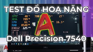 Test hiệu năng Dell Precision 7540 với 10 File Auto CAD RẤT NẶNG [upl. by Otrebide]