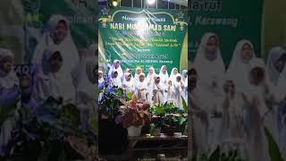 Penampilan anakanak di acara Maulid Nabi Muhammad SAW hadroh maulidnabi sholawatsyifa bekasi [upl. by Publus]