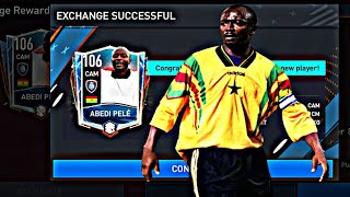 OMGquotClaiming 106 OVR Abedi Pele in Heroes journey Eventquot  FIFA Mobile 22 [upl. by Selemas]