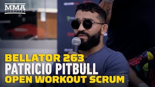 Patricio Pitbull Predicts 2nd Round Submission of AJ McKee  Bellator 263  MMA Fighting [upl. by Mizuki]