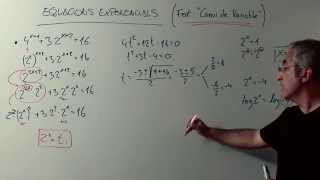 Equacions exponencials fent un quotcanvi de variablequot [upl. by Lacy]