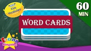 Kids vocabulary compilation  Words Theme collection  Word cards  review [upl. by Ardekal]