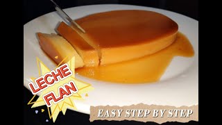 How to Cook Leche Flan  Step by Step Tutorial  Very Easy [upl. by Oahc]